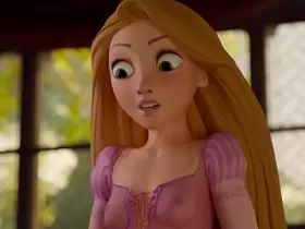 Rapunzel blowjob