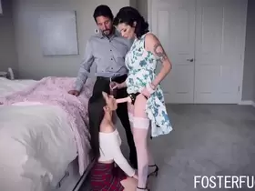 Foster Family Sets A Curiosity Trap And She's Caught- Aria Lee