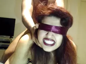 Blindfolded Wife Has NO idea BUT she FUCKED by Stranger !